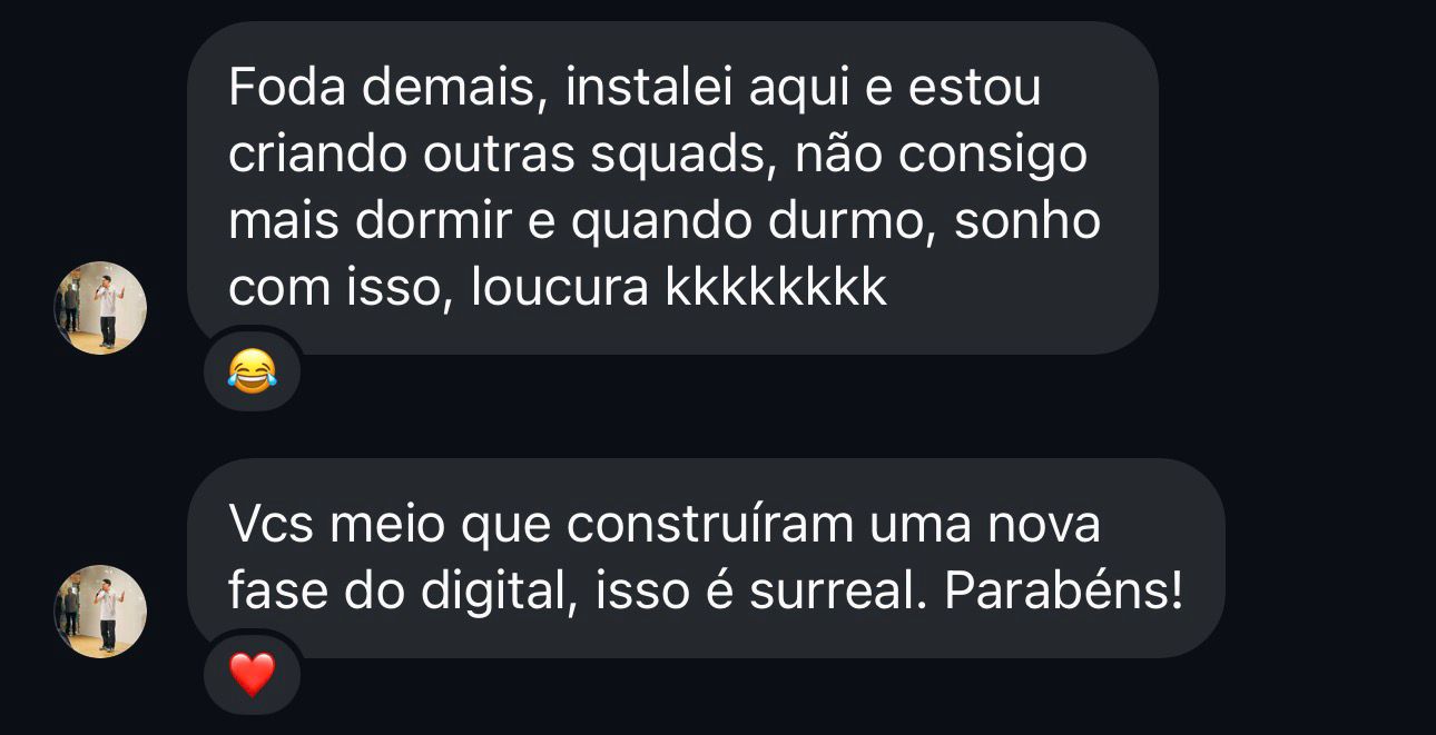 Depoimento de aluno